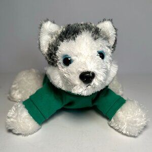 Mush the Siberian Husky Dog Plush Toy w/Beanie Belly & Removable Louisville Tee
